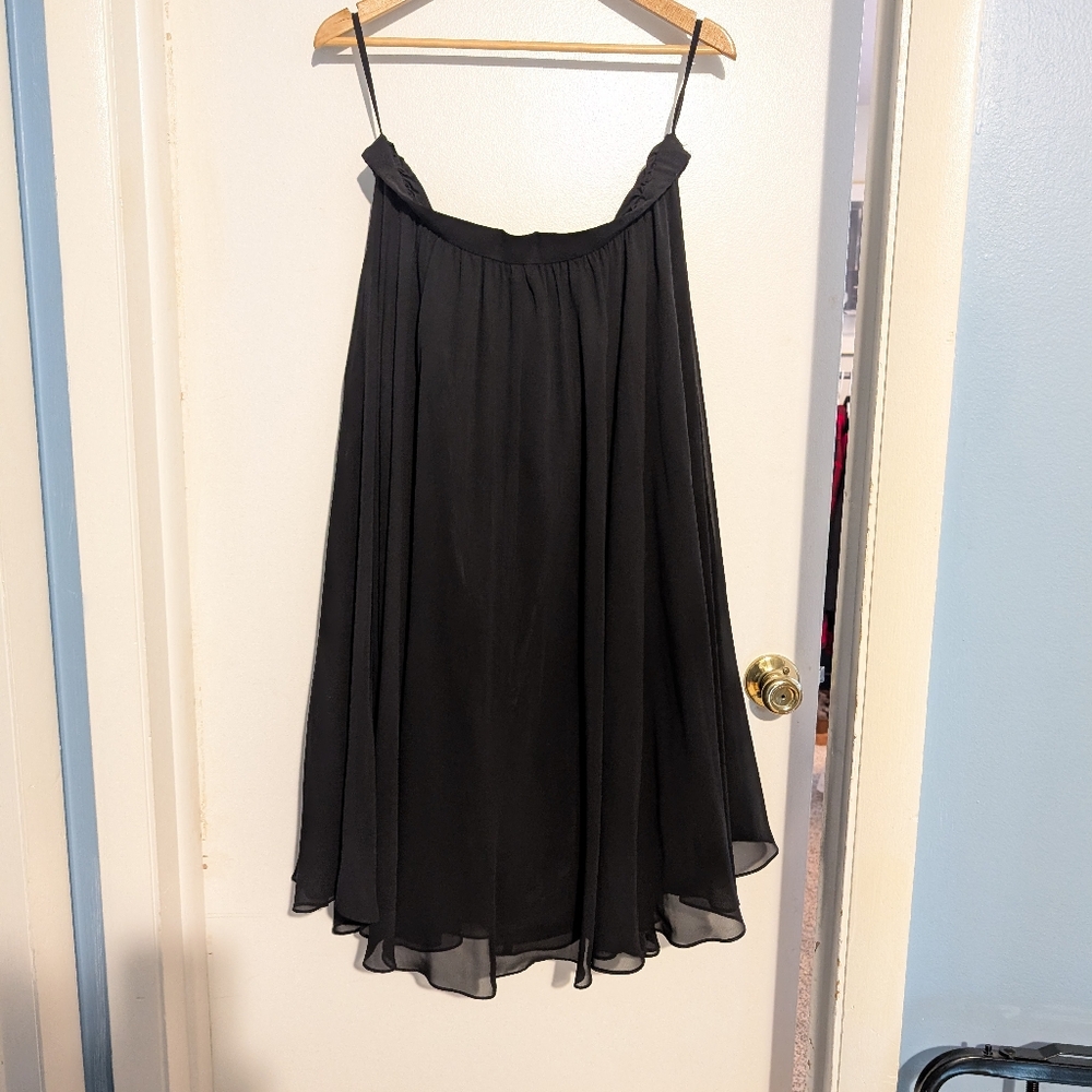 Adrianna Papell Black A-Line Skirt